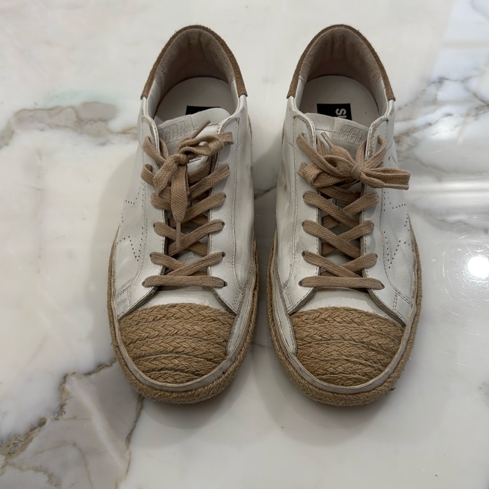 Golden Goose Raffia sneakers sz 39